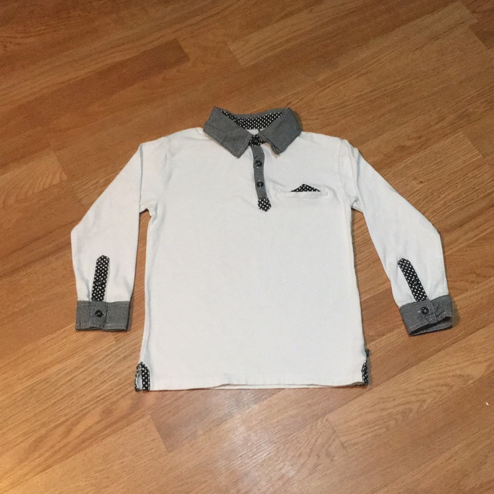 Boys white dress shirt